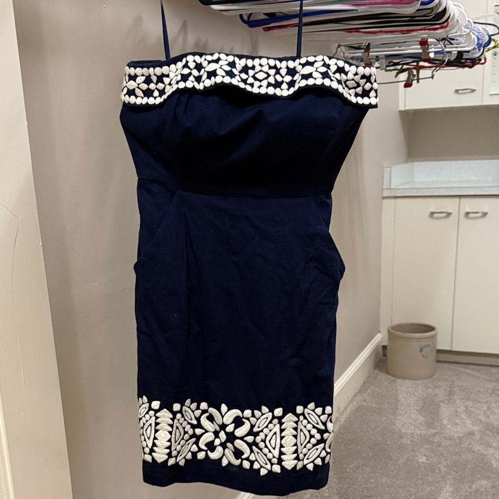 Strapless Vineyard Vines Dress With Pockets